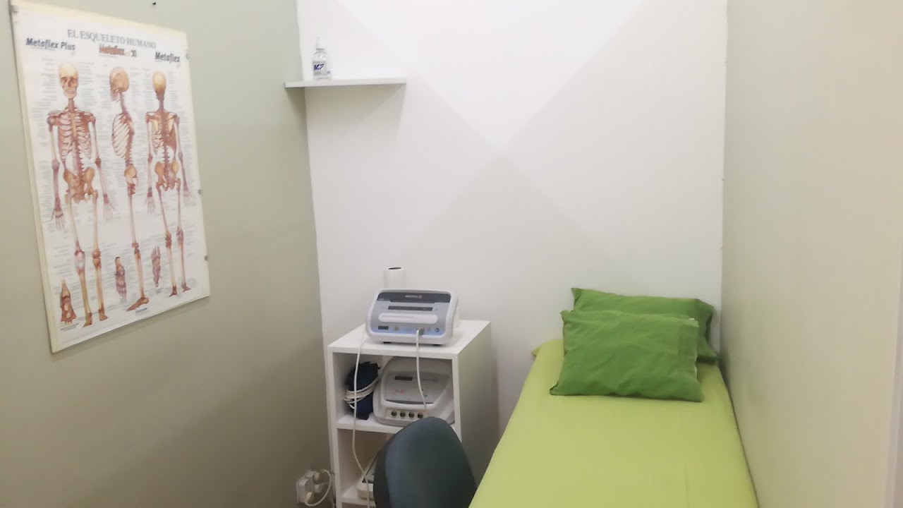 Box de tratamiento del consultorio de kinesiología